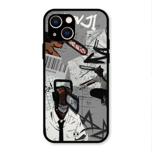 Denji Rage iPhone 13 Mobile Back Cover - Anime PrintShield Case