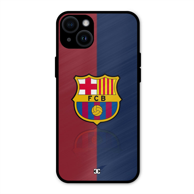 Barcelona Logo iPhone 14 Plus Mobile Back Cover - Sports PrintShield Case