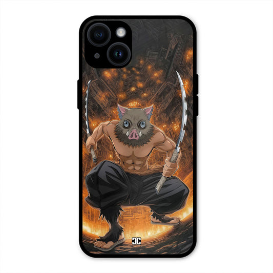Inosuke Rage iPhone 14 Plus Mobile Back Cover - Anime PrintShield Case