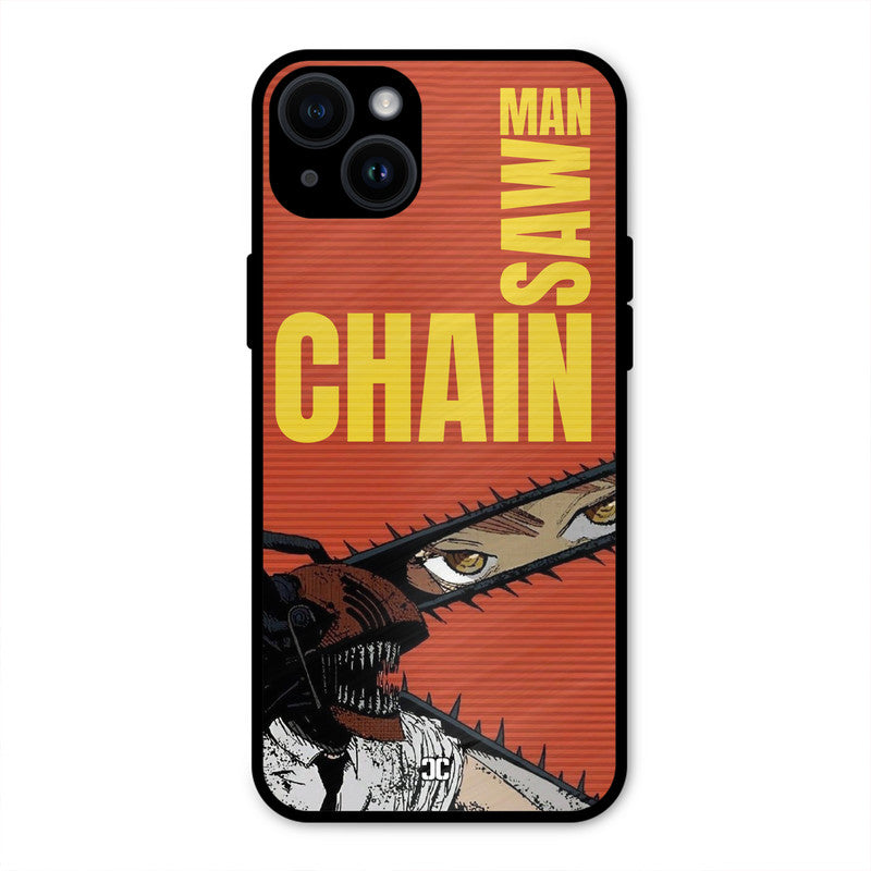 Raging Chainsaw iPhone 14 Plus Mobile Back Cover - Anime PrintShield Case
