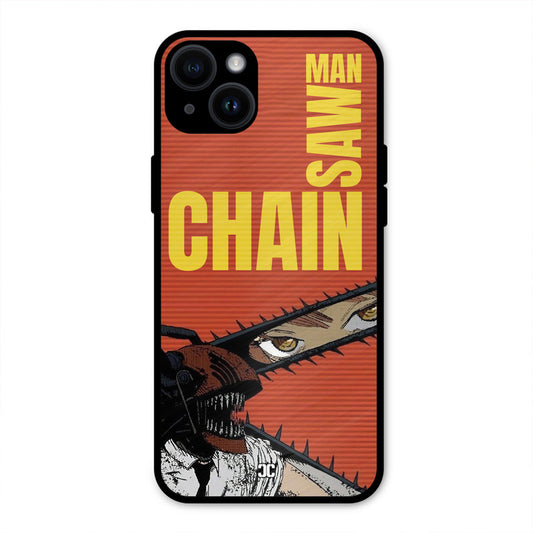 Raging Chainsaw iPhone 14 Plus Mobile Back Cover - Anime PrintShield Case