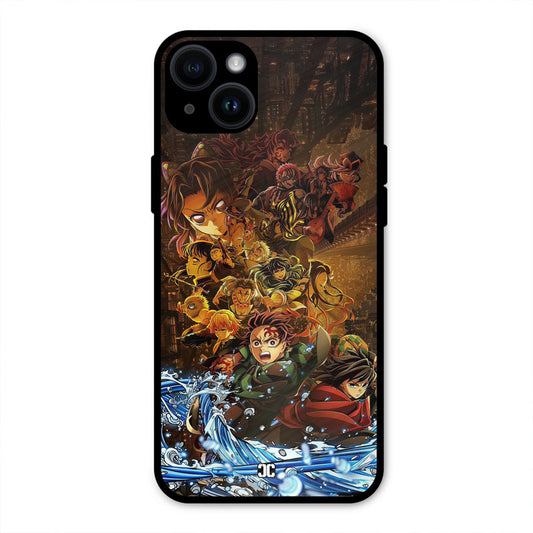 Demon Slayers iPhone 14 Plus Mobile Back Cover - Anime PrintShield Case