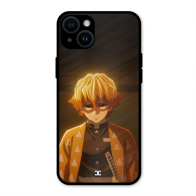 Thunderboy Zenitsu iPhone 14 Plus Mobile Back Cover - Anime PrintShield Case