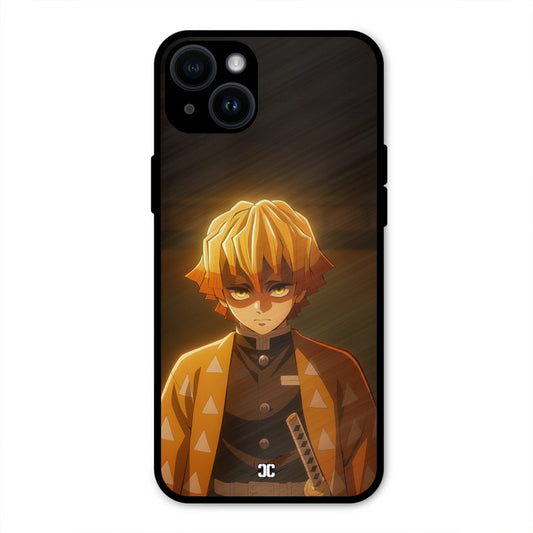 Thunderboy Zenitsu iPhone 14 Plus Mobile Back Cover - Anime PrintShield Case