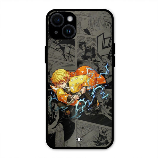 Zenitsu Manga iPhone 14 Plus Mobile Back Cover - Anime PrintShield Case