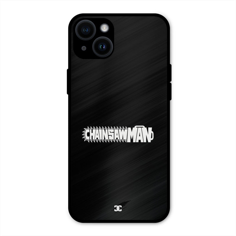 Chainsaw Logo iPhone 14 Plus Mobile Back Cover - Anime PrintShield Case