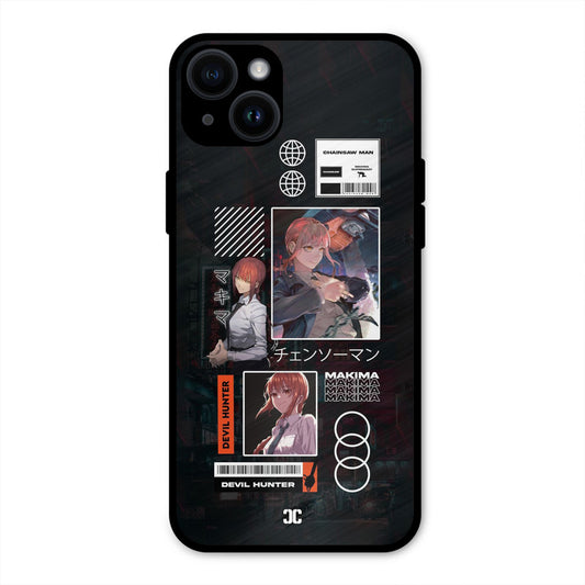 Devil Hunter Makima iPhone 14 Plus Mobile Back Cover - Anime PrintShield Case