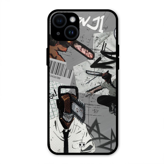 Denji Rage iPhone 14 Plus Mobile Back Cover - Anime PrintShield Case