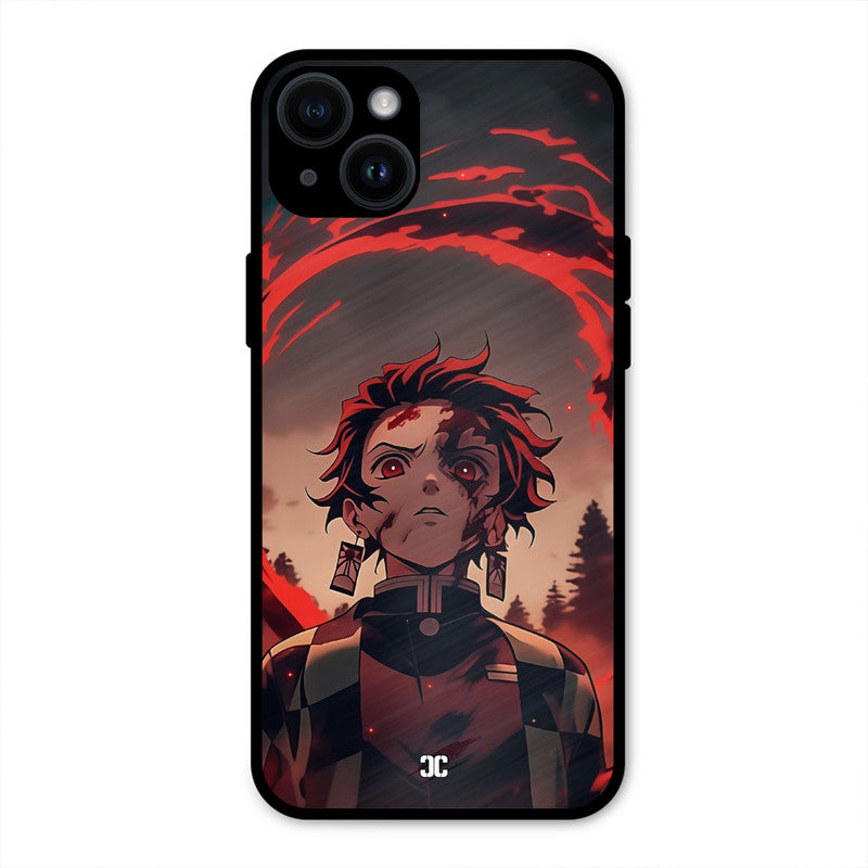 Raging Tanjiro iPhone 14 Plus Mobile Back Cover - Anime PrintShield Case