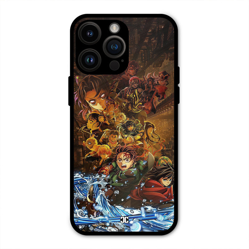 Demon Slayers iPhone 14 Pro max Mobile Back Cover - Anime PrintShield Case