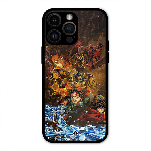 Demon Slayers iPhone 14 Pro max Mobile Back Cover - Anime PrintShield Case