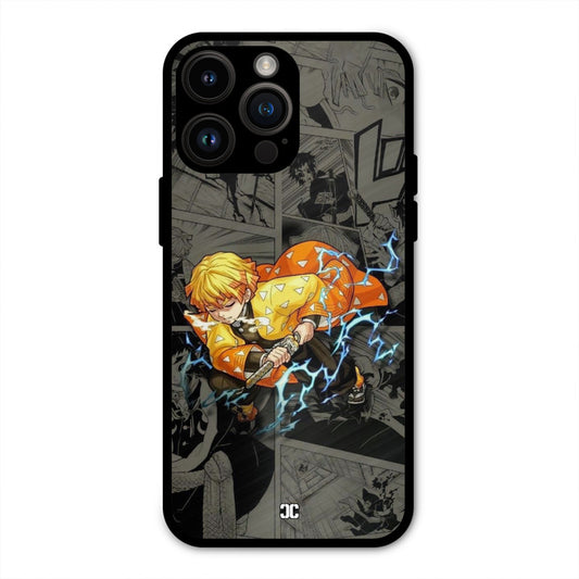 Zenitsu Manga iPhone 14 Pro max Mobile Back Cover - Anime PrintShield Case