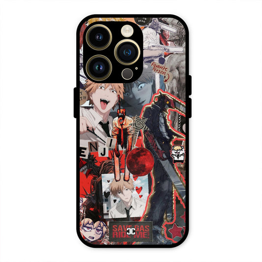 Denji Thoughts iPhone 14 Pro Mobile Back Cover - Anime PrintShield Case