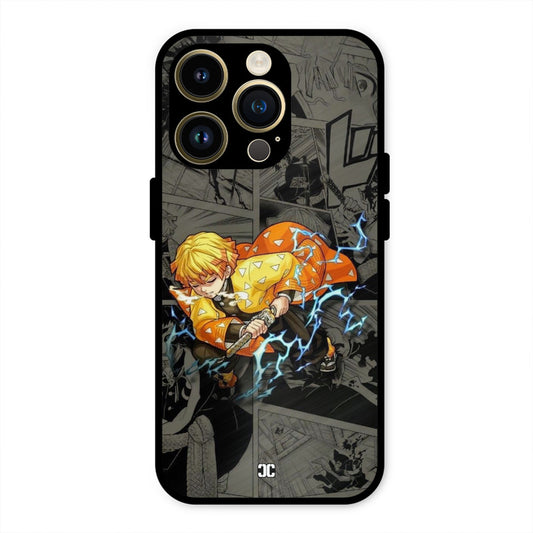 Zenitsu Manga iPhone 14 Pro Mobile Back Cover - Anime PrintShield Case