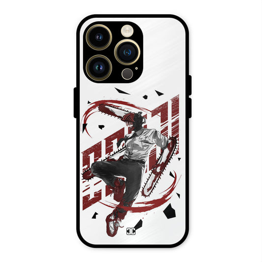Chainsawman Typo iPhone 14 Pro Mobile Back Cover - Anime PrintShield Case
