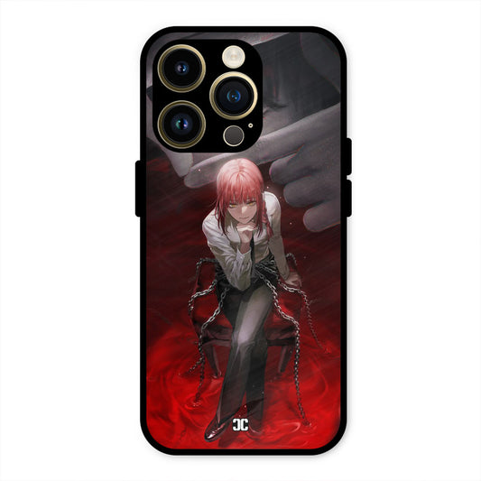 Makima Chains iPhone 14 Pro Mobile Back Cover - Anime PrintShield Case