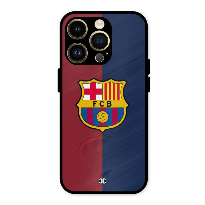 Barcelona Logo iPhone 14 Pro Mobile Back Cover - Sports PrintShield Case
