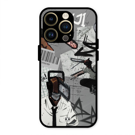 Denji Rage iPhone 14 Pro Mobile Back Cover - Anime PrintShield Case