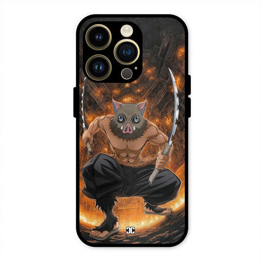 Inosuke Rage iPhone 14 Pro Mobile Back Cover - Anime PrintShield Case