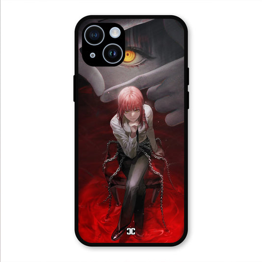 Makima Chains iPhone 14 Mobile Back Cover - Anime PrintShield Case