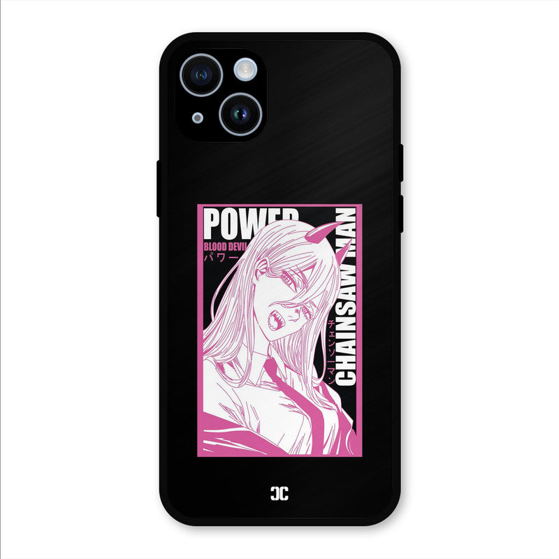 Blood Devil Power iPhone 14 Mobile Back Cover - Anime PrintShield Case