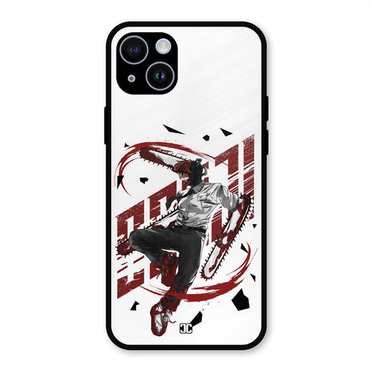 Chainsawman Typo iPhone 14 Mobile Back Cover - Anime PrintShield Case