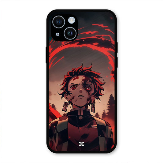 Raging Tanjiro iPhone 14 Mobile Back Cover - Anime PrintShield Case