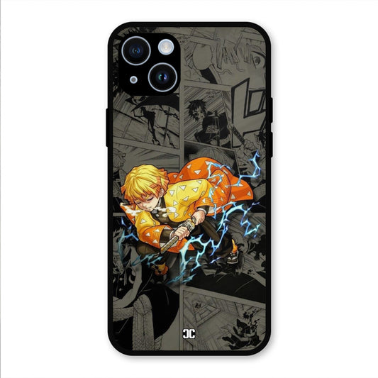 Zenitsu Manga iPhone 14 Mobile Back Cover - Anime PrintShield Case