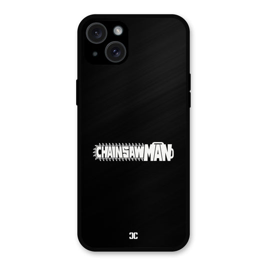 Chainsaw Logo iPhone 15 Plus Mobile Back Cover - Anime PrintShield Case