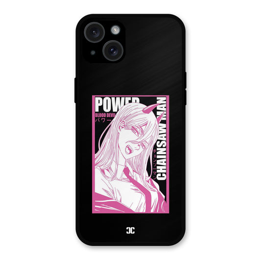 Blood Devil Power iPhone 15 Plus Mobile Back Cover - Anime PrintShield Case
