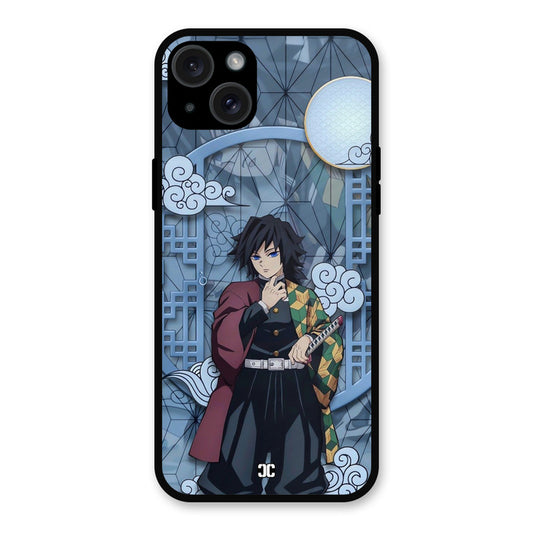 Giyu Tomioka iPhone 15 Plus Mobile Back Cover - Anime PrintShield Case