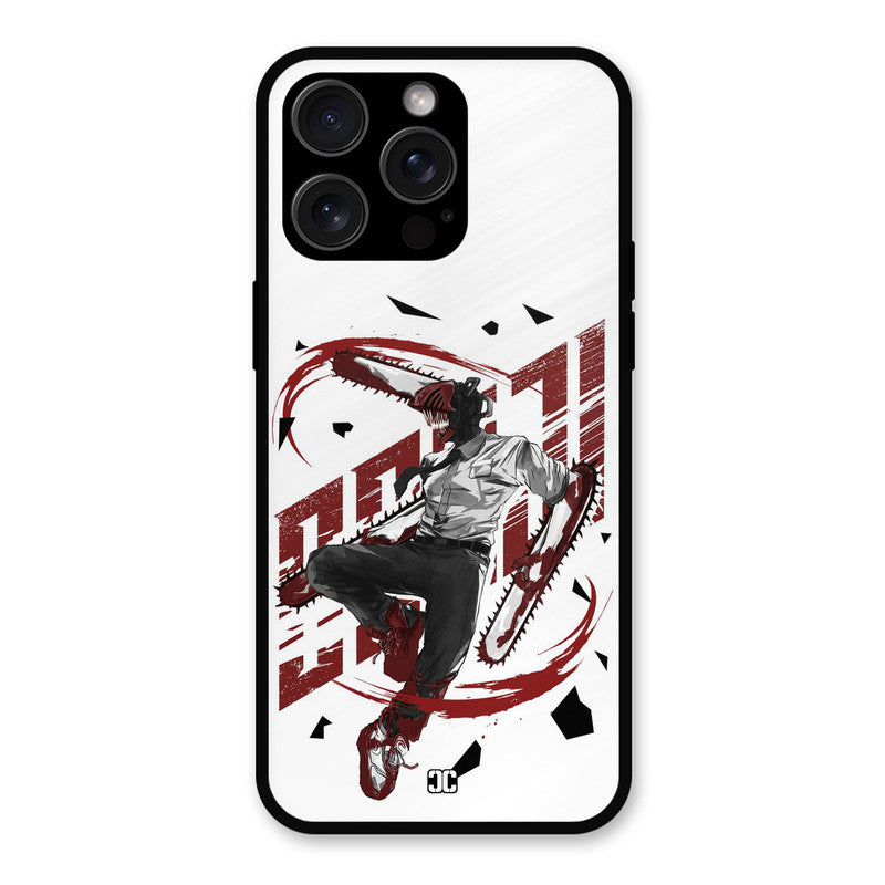 Chainsawman Typo iPhone 15 Pro max Mobile Back Cover - Anime PrintShield Case