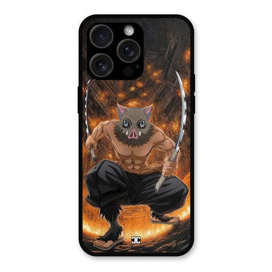 Inosuke Rage iPhone 15 Pro max Mobile Back Cover - Anime PrintShield Case