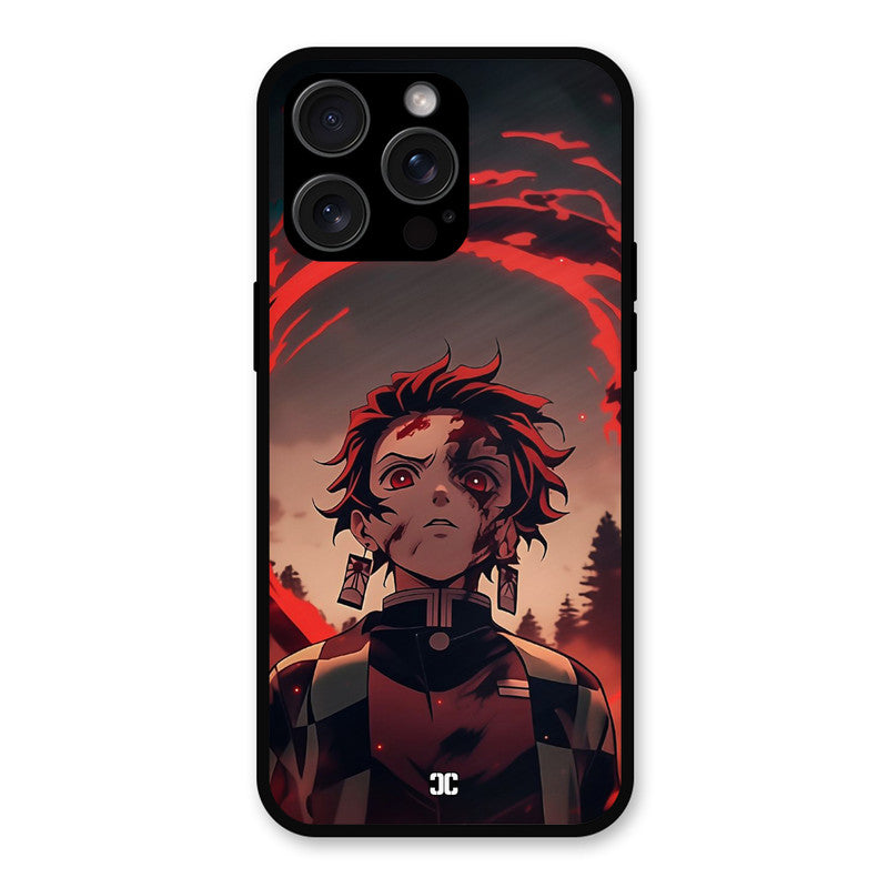 Raging Tanjiro iPhone 15 Pro max Mobile Back Cover - Anime PrintShield Case