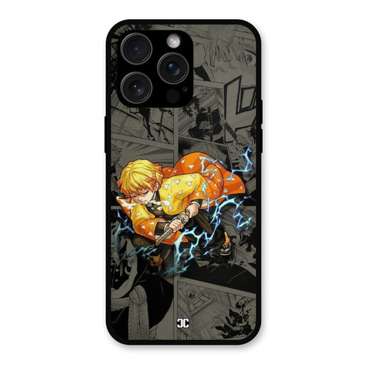 Zenitsu Manga iPhone 15 Pro max Mobile Back Cover - Anime PrintShield Case