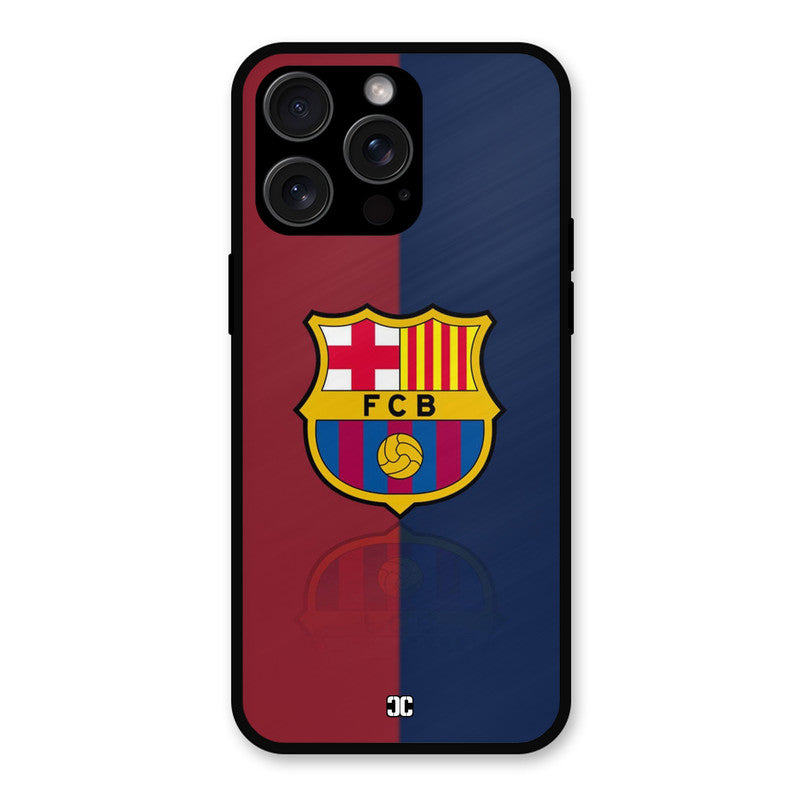 Barcelona Logo iPhone 15 Pro max Mobile Back Cover - Sports PrintShield Case