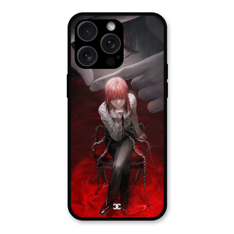 Makima Chains iPhone 15 Pro max Mobile Back Cover - Anime PrintShield Case