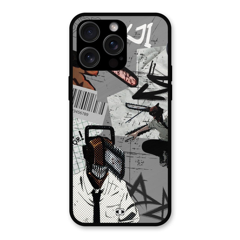 Denji Rage iPhone 15 Pro max Mobile Back Cover - Anime PrintShield Case