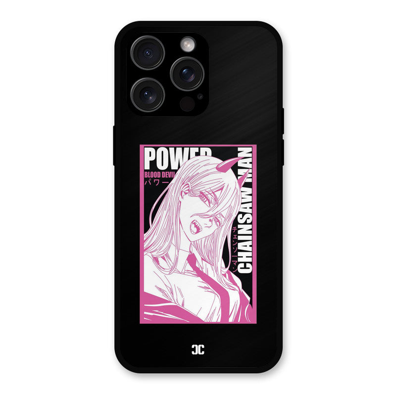 Blood Devil Power iPhone 15 Pro max Mobile Back Cover - Anime PrintShield Case