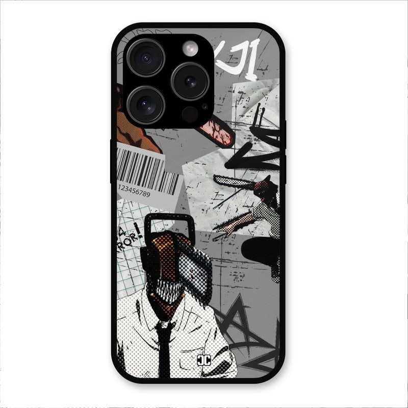 Denji Rage iPhone 15 Pro Mobile Back Cover - Anime PrintShield Case