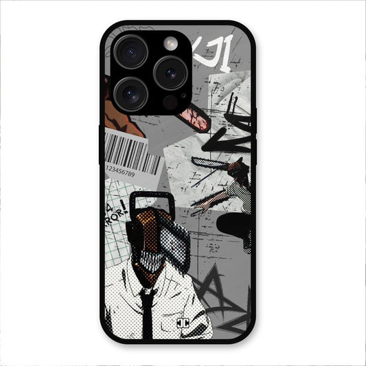 Denji Rage iPhone 15 Pro Mobile Back Cover - Anime PrintShield Case