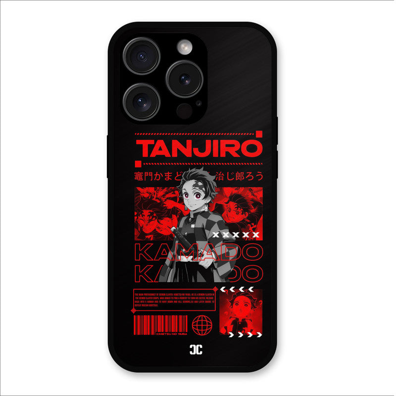 Tanjiro Kamado iPhone 15 Pro Mobile Back Cover - Anime PrintShield Case