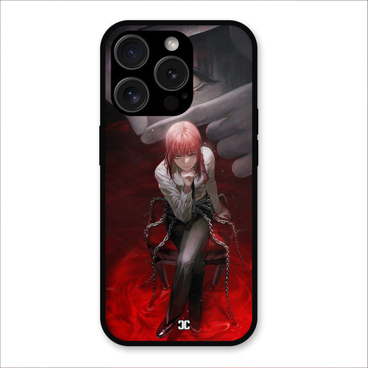 Makima Chains iPhone 15 Pro Mobile Back Cover - Anime PrintShield Case