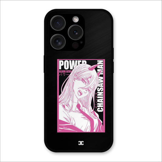 Blood Devil Power iPhone 15 Pro Mobile Back Cover - Anime PrintShield Case