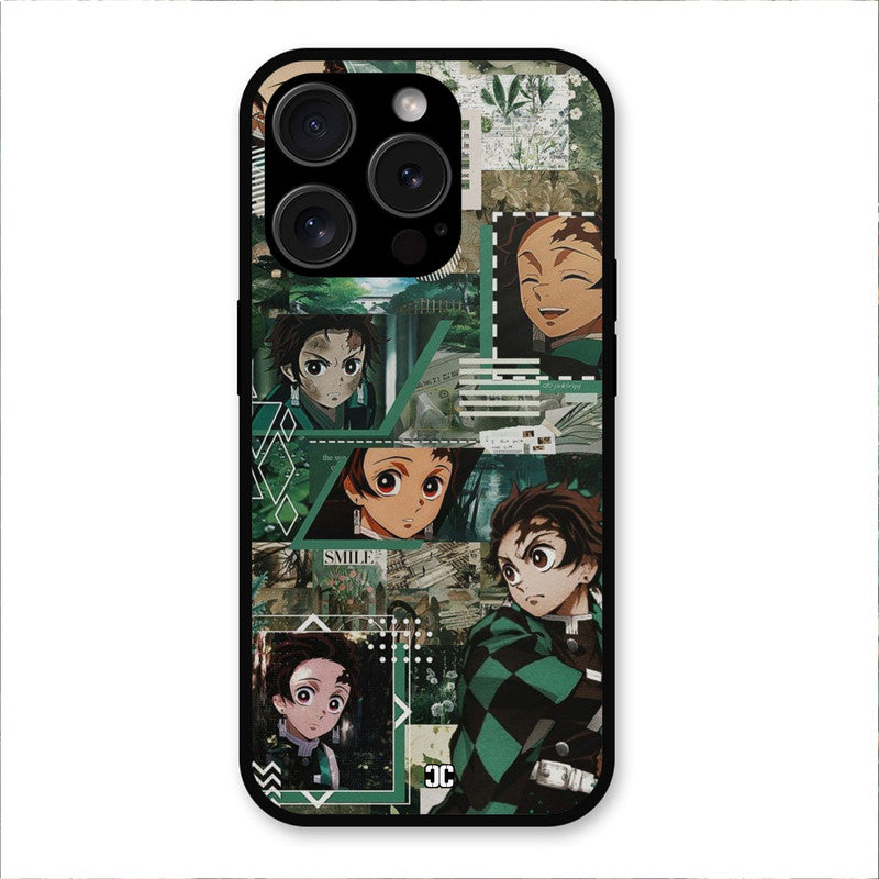 Tanjiro Thoughts iPhone 15 Pro Mobile Back Cover - Anime PrintShield Case