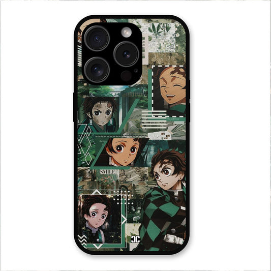 Tanjiro Thoughts iPhone 15 Pro Mobile Back Cover - Anime PrintShield Case
