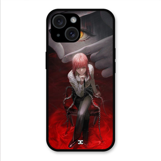 Makima Chains iPhone 15 Mobile Back Cover - Anime PrintShield Case