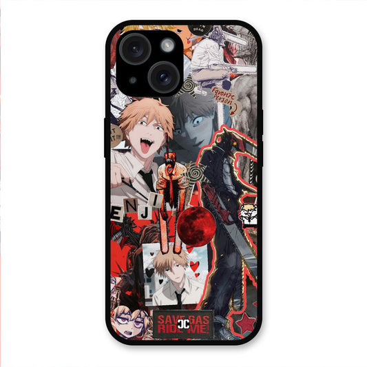 Denji Thoughts iPhone 15 Mobile Back Cover - Anime PrintShield Case