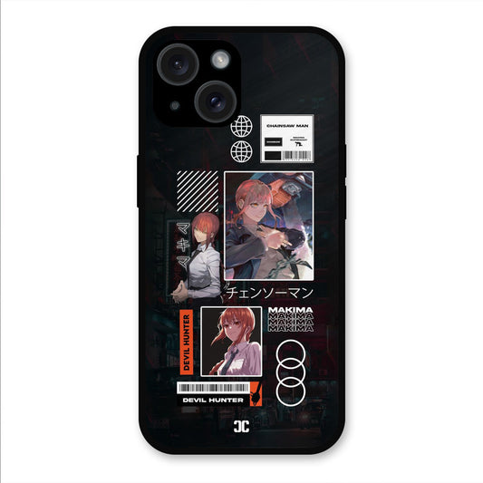 Devil Hunter Makima iPhone 15 Mobile Back Cover - Anime PrintShield Case