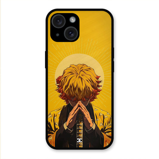 Calm Zenitsu iPhone 15 Mobile Back Cover - Anime PrintShield Case